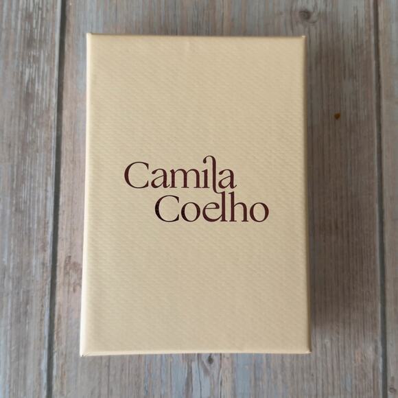 Camila Coelho Heart Pendant Necklace Mother of Pearl Gold Chain 16”+2” - Picture 4 of 4